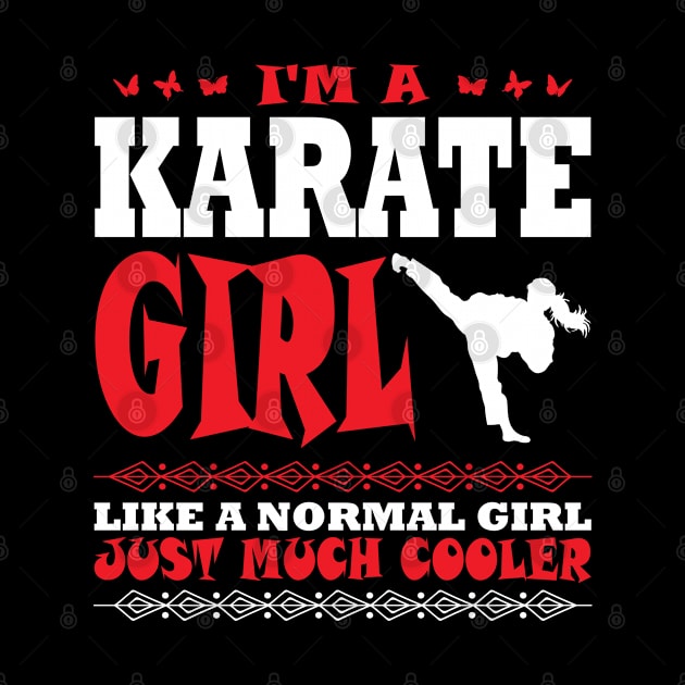 karate girl martial arts girl gift by auviba-design