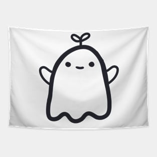 cute friendly ghost design Tapestry