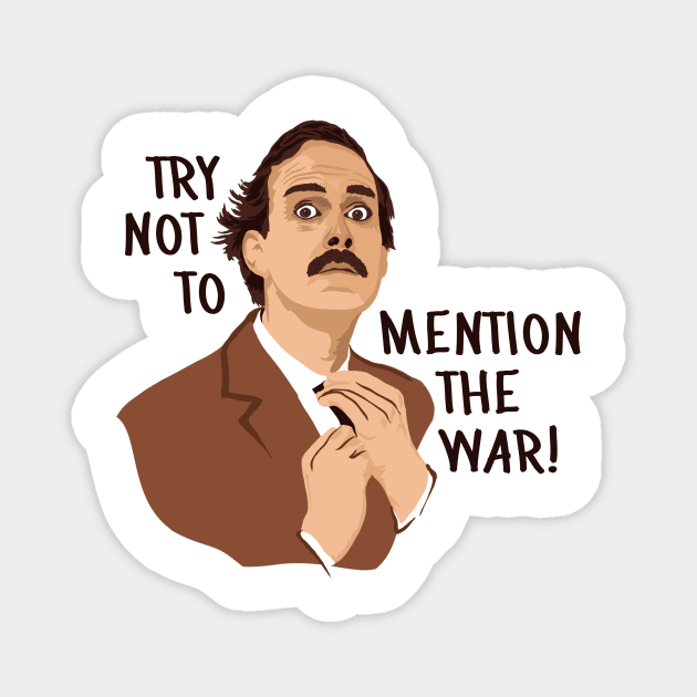 Basil Fawlty - Fawlty Towers Magnet by Phil Shelly Creative