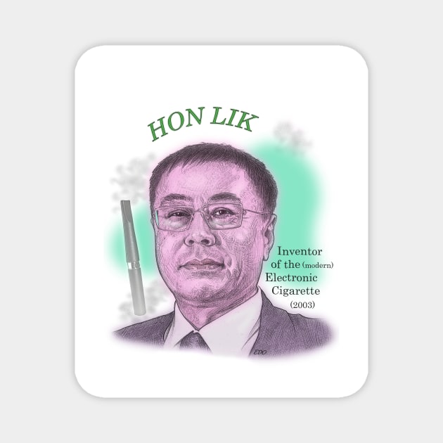 Hon Lik, Inventor of the Electronic Cigarette Magnet by eedeeo