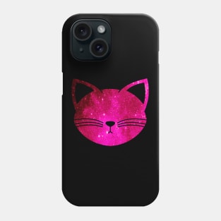 Galaxy Cat | Magenta Phone Case