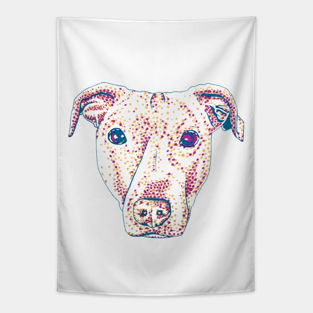 Pit bull Tapestry by RaLiz