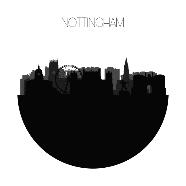 Nottingham Skyline by inspirowl