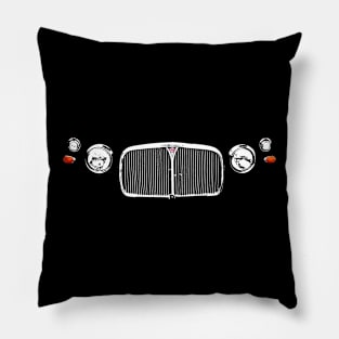 Rover P5 1960s classic car minimal grille Pillow