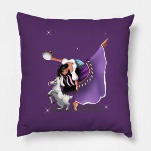 Esmeralda and Djali Pillow