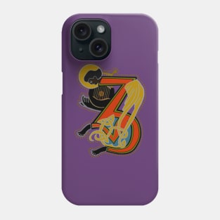 Dark Angel Letter Z Blue Phone Case