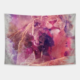 Lion Art Design Tapestry