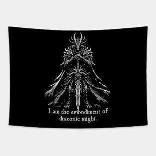 Dragonborn Warrior Tapestry