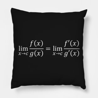 L'Hopital's Rule - Math And Calculus Basics Pillow