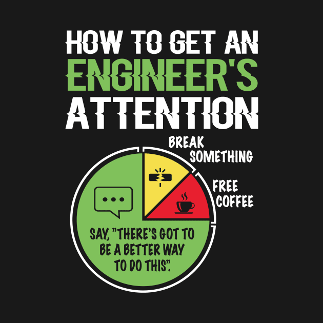 How To Get Engineers Attention Engineer Engineering by Crazyshirtgifts