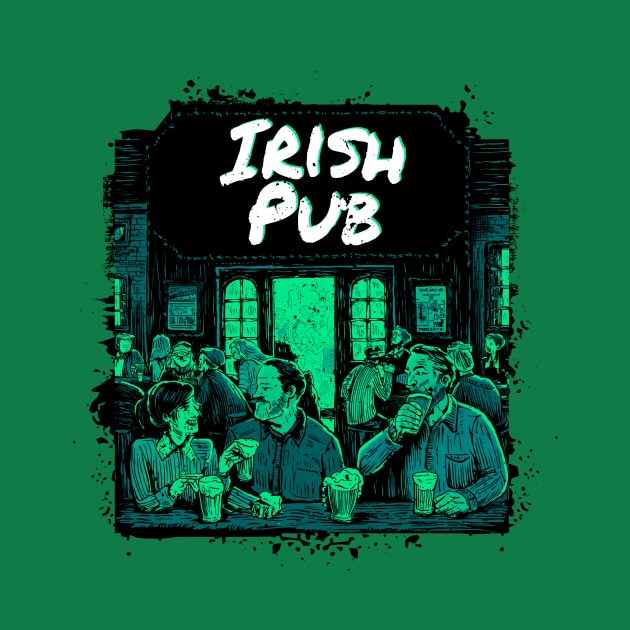 Irish Pub Green by Habli