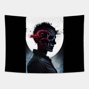 Dangerous Ideas Gothic Skull Tapestry