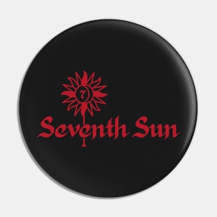 Seventh Sun Logo Pin