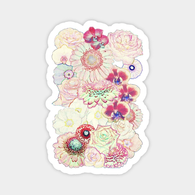 Flower Bunch Magnet by FictionalRed