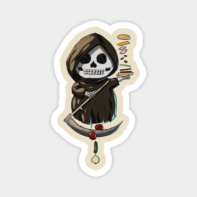 death cooker chef Magnet by Kotolevskiy