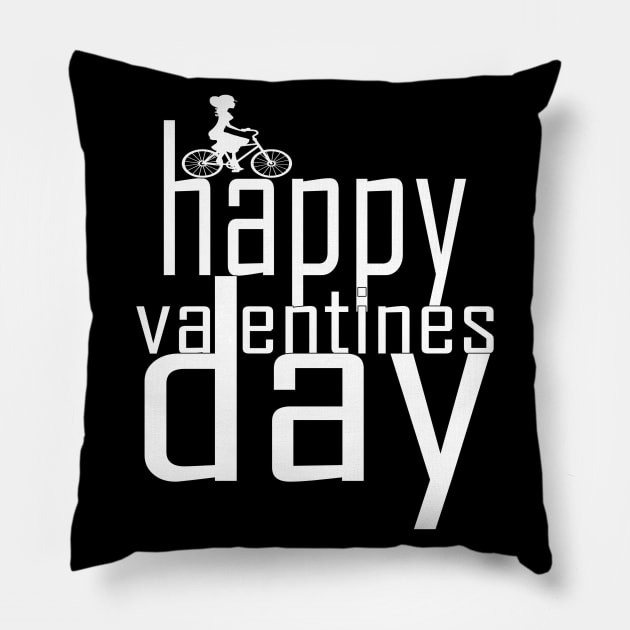 valentines day by chakibium Pillow by chakibium