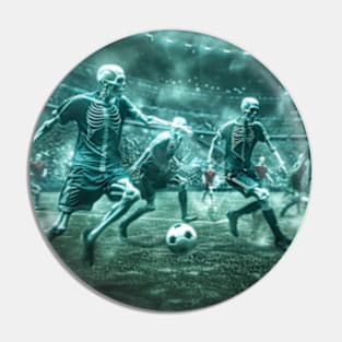 Skull of Soccer Pin