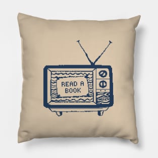 Better To Read A Book - 1bit Pixelart Pillow