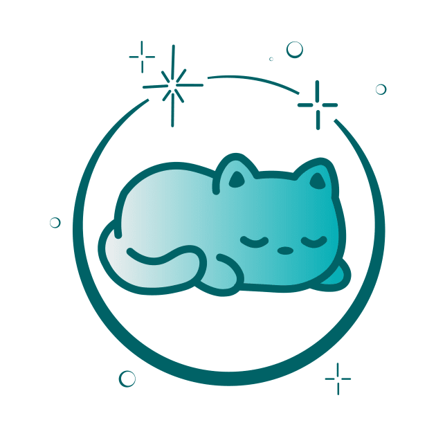 Cute Cat Kitten Kitty in Space Galaxy by Cute Cat Designs