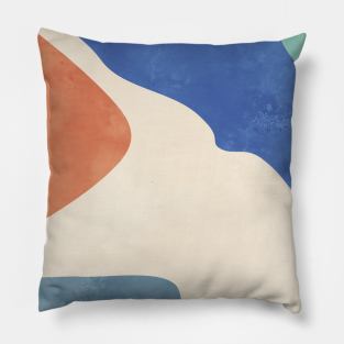 Abstract Beige Colour Artwork Pillow