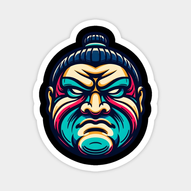 Sumo Wrestler Magnet by Moniato