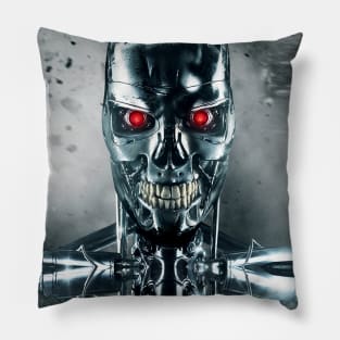 Terminator Robot Mask Pillow