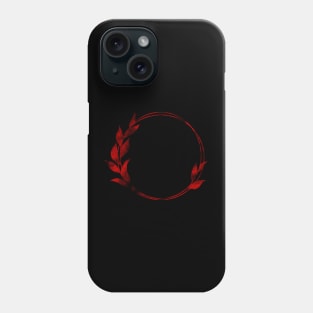 red and black Phone Case