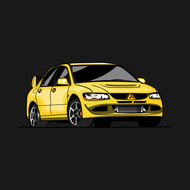 Mitsubishi Evolution Lancer VIII by CreepyRebel