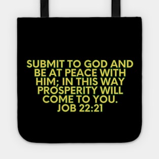 Bible Verse Job 22:21 Tote