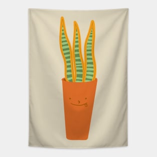 Cute Snake Plant Tapestry