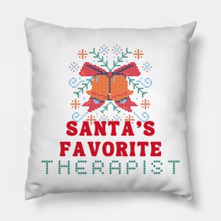 Therapist Christmas Gift Pillow