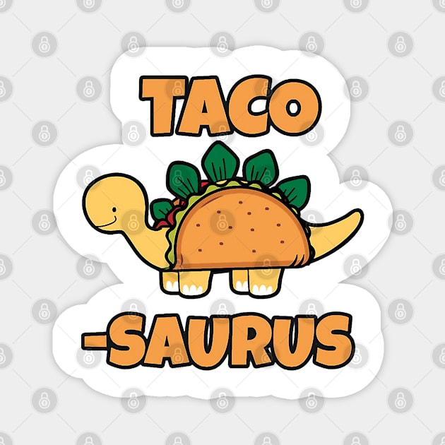 Taco Saurus Magnet by catalinahogan