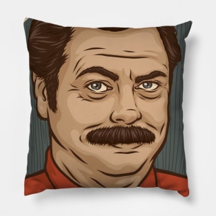 Ron Swanson Pillow