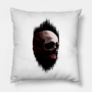 Abstract Skull Pillow