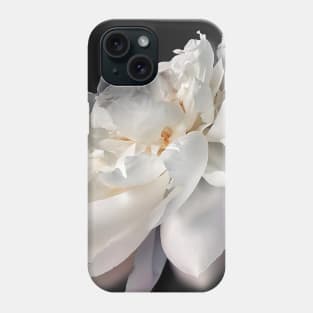 Gorgeous white peony Phone Case