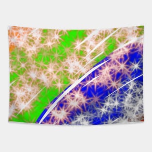 Colorful abstract glitter sparkle art design Tapestry