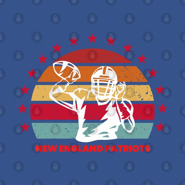 EW ENGLAND PATRIOTS RETRO by Lolane