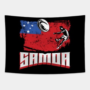 Rugby Samoa Tapestry