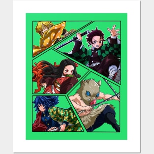 Demon Slayer Posters Online - Shop Unique Metal Prints, Pictures, Paintings