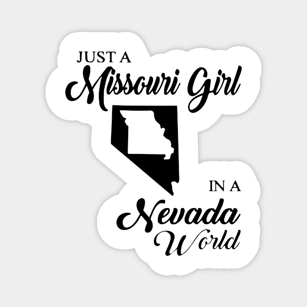 Just A Missouri Girl In A Nevada World Mom Magnet by hathanh2