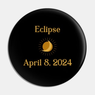 2024 solar eclipse Pin