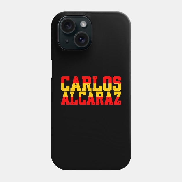 CARLOS ALCARAZ - SPAIN Phone Case by King Chris