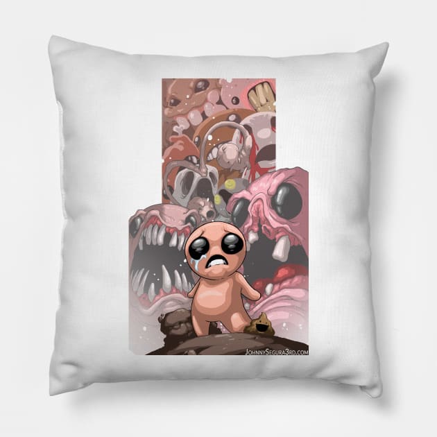 The Binding of Isaac Pillow by JohnnySegura3rd