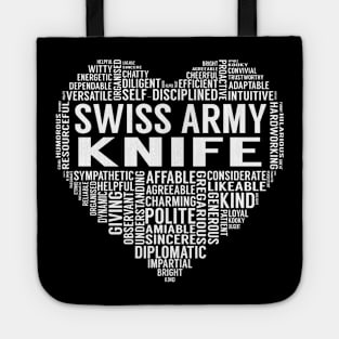 Swiss Army Knife Heart Tote