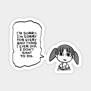 Mudwizard draws that panel of chiyo chan having an emotional breakdown / funny azumanga daioh Magnet