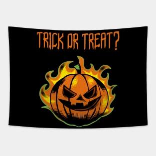 Trick Or Treat Pumpkin Jack O' Lantern Halloween Design Tapestry