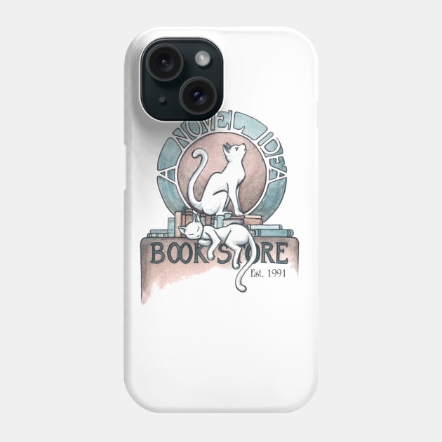 A Novel Idea Bookstore Phone Case by anovelideabookstore