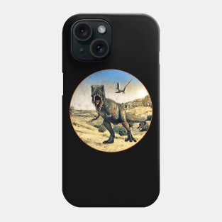 The Tyrannosaurus Rex in old time Phone Case