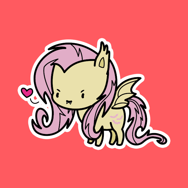 Flutterbat chibi by Drawirm