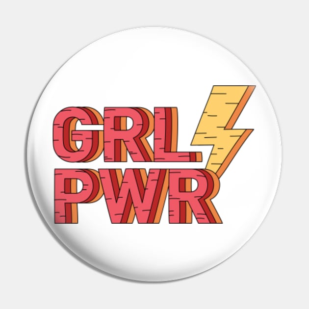 GIRL POWER Pin by CANVAZSHOP